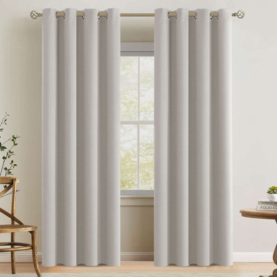 Rideaux occultants pour la chambre à coucher Rideaux occultant de 42 po / 52 po de largeur et isolants et isolants de 100 po / 120 po / 180 po de largeur pour le salon
