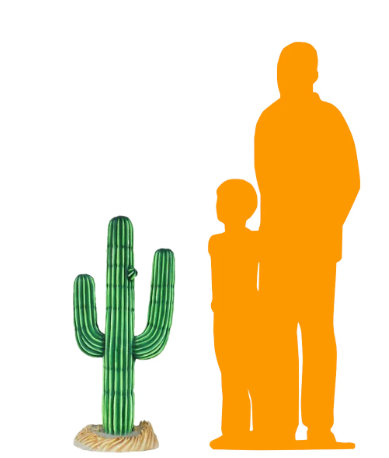 Small Cactus Life Size Statue