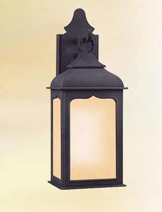 Henry Street Outdoor Wall Lantern, 18.5" H x 7.75" W, Clear Glass