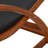 Outdoor Cedar Wood Patio Lounge Chair with PVC-Coated Polyester Fabric-95082989