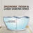 Luna Casainc Round Freestanding Soaking Solid Surface Resin Stone Bathtub
