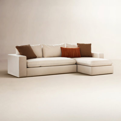Jonie 115" 2-Piece Upholstered Chaise Sectional
