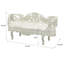 Banc en simili cuir Kamrul