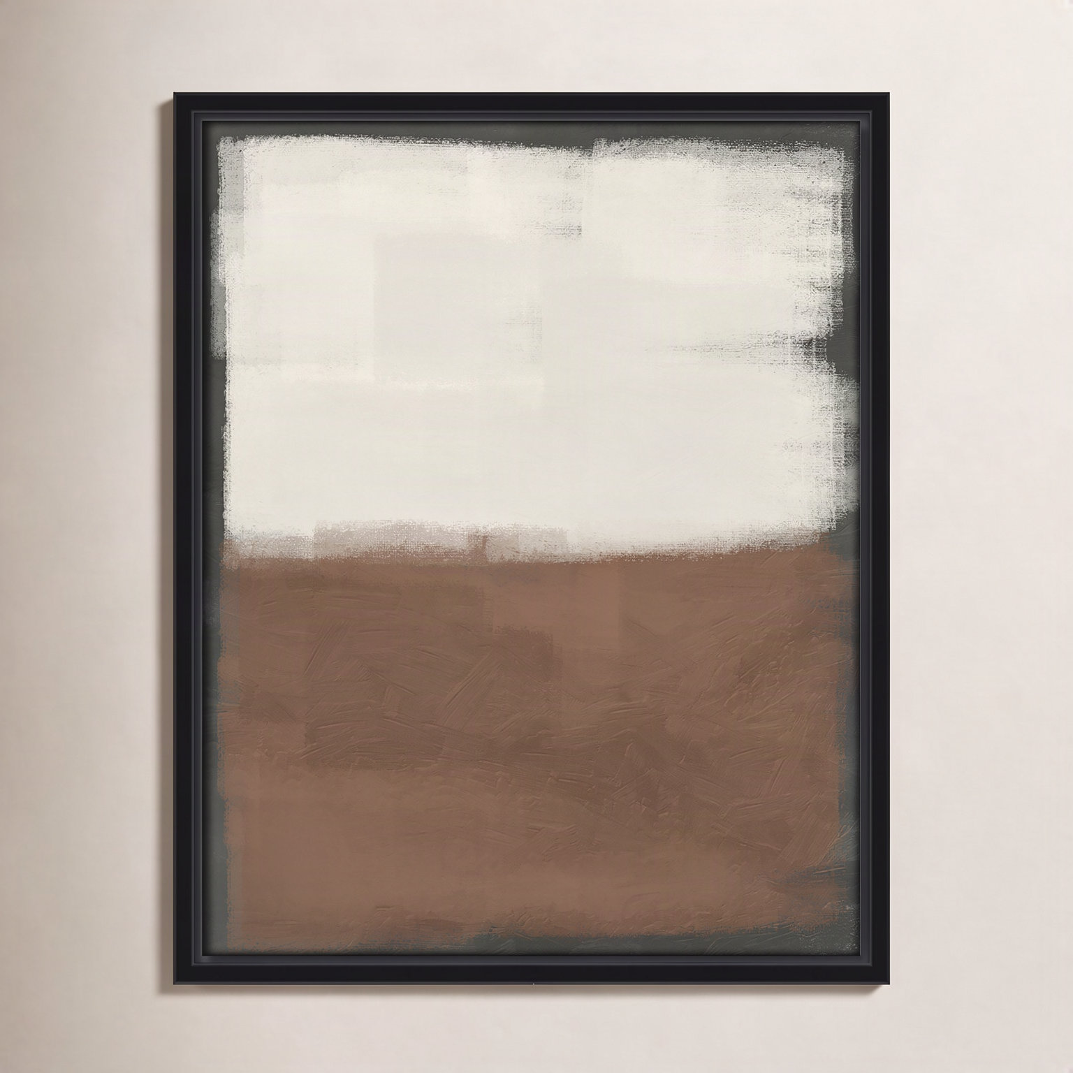 Coronado "Alabaster Burst 2" Painting, 15.5" H x 12.5" W x 2" D, Black