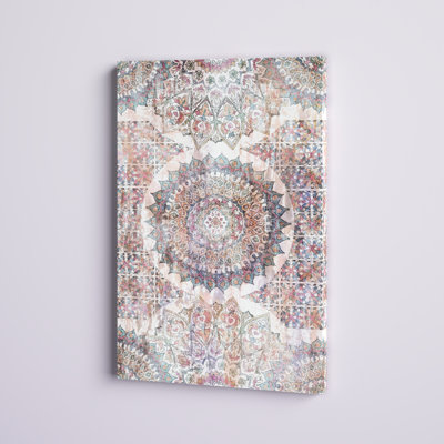 «Rust Mandala» par Marmont Hill - peinture sur toile tendue
