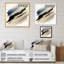 «Black and Gold Cubic Expression X», impression sur toile-1149336550-1149336568