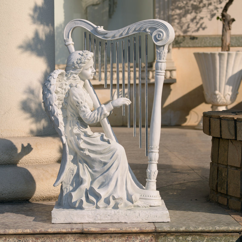 Statue angélique carillon