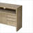 Sideboard, 60” Modern with 3 Doors, 3 Drawers &amp; Open Shelf - Ash Veneer + MDF | Solid Wood+MDF-952208841