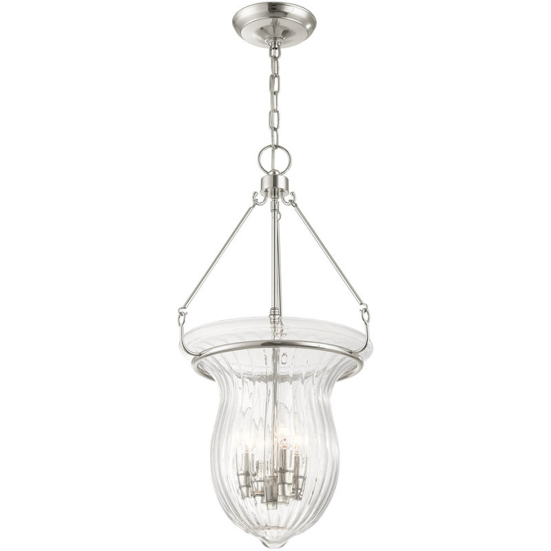 Luminaire suspendu urne 4 lumières Adola