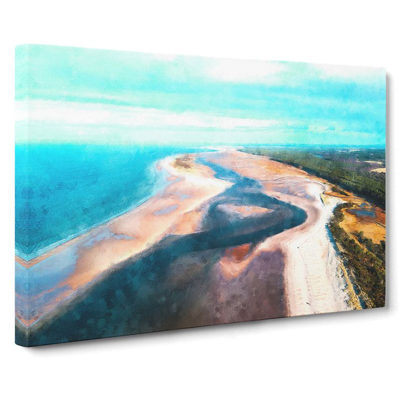View Of Nairn In Scotland - Wrapped Canvas Painting, 35cm H x 50cm W x 3cm D