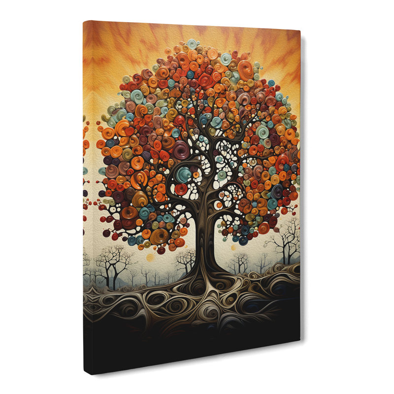 Tree Modern No.2 - Print, 60cm H x 40cm W x 3cm D