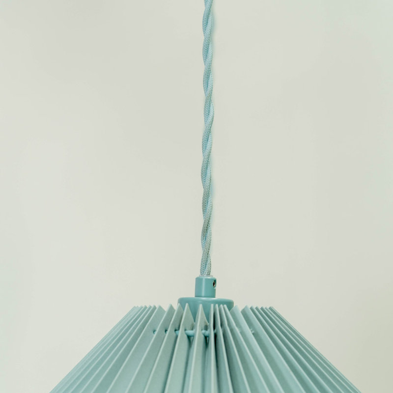 Kameron 3 - Light Painted Shaded Pendant, Blue, No