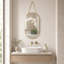 Miroir mural doré pour salle de bain et décoration intérieure