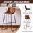 Scher Faux Leather Upholstered Counter & Bar Stools with Sled Legs-1630566309-1667229214