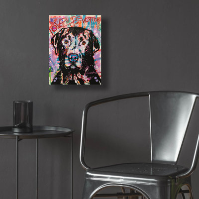 Latitude Run® 'Love Devotion Lab' by Dean Russo Studios, Acrylic Glass Wall Art, ACR-40070