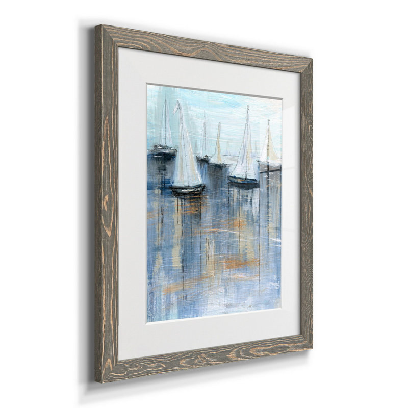Petite botanique II - reproduction d'art, H 24 po x l 18 po x P 1,5 po, Cadre en papier gris, Blanc