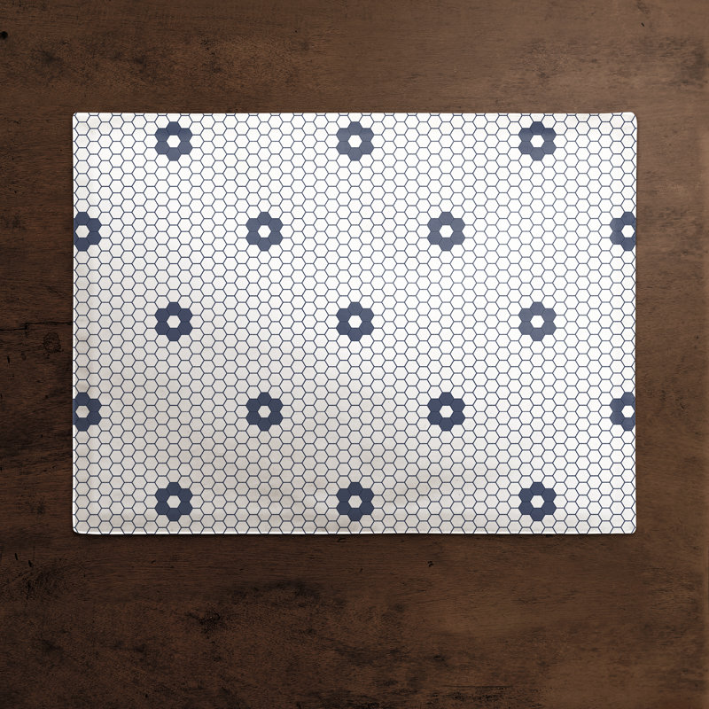 Polyester Floral Rectangle Placemat