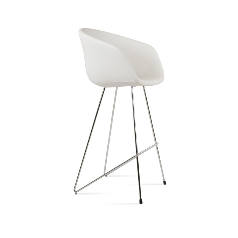 Tribeca Cattelan Counter & Bar Stool, Bar Stool (29" Seat Height), White