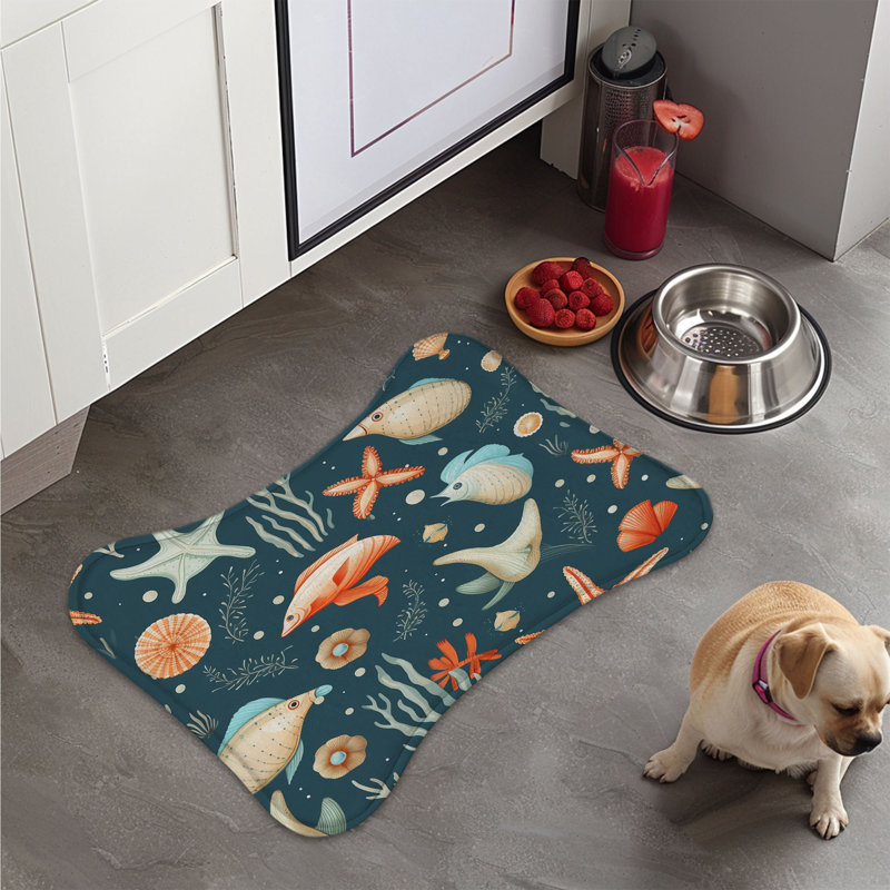 Classic Oceans - Tapis d'alimentation en os 1 pièce