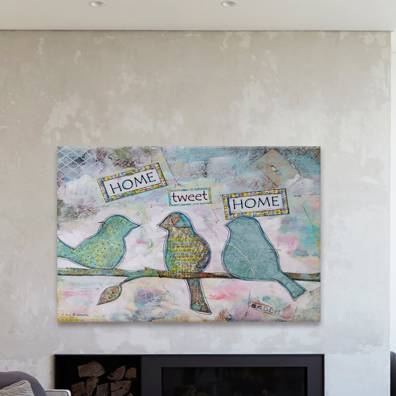" Home Tweet Home " by Lyn And Nancy, 12" H x 18" W