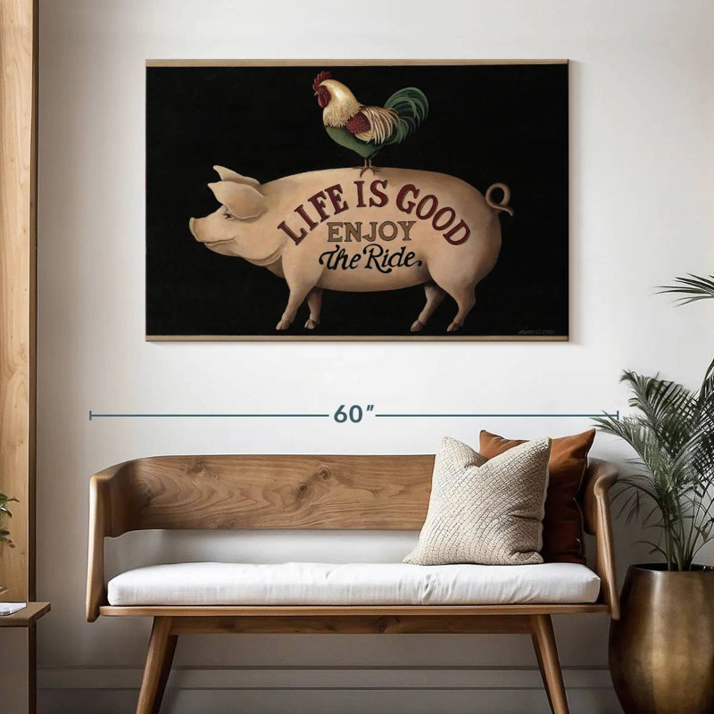 Life Is Good Enjoy The Ride, 32" H x 48" W