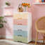 Meuble de rangement en plastique avec 5 tiroirs