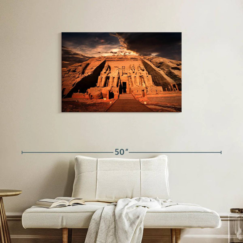 Adella Abu Simbel Temples, 24'' H x 36'' W