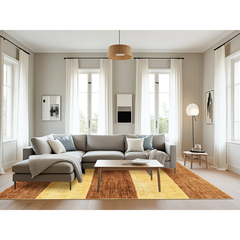 Tapis abstrait moderne 44, Rectangle 8 pi x 12 pi