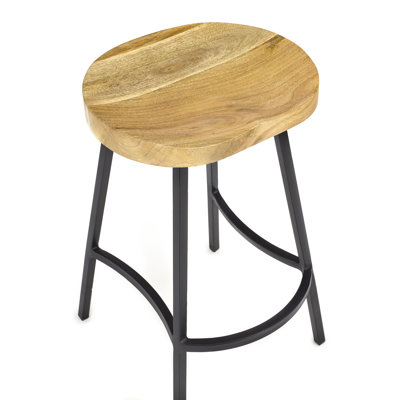 Kamas Counter Stool with Metal Frame