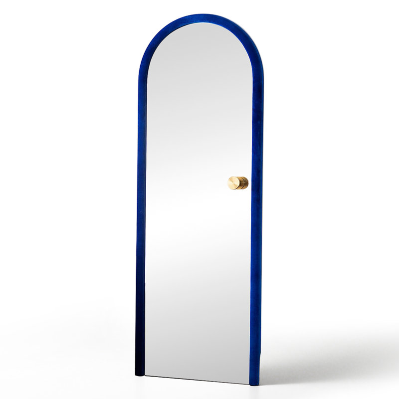 Modern Minimalist Arch-Shaped Floor-To-Ceiling Mirror