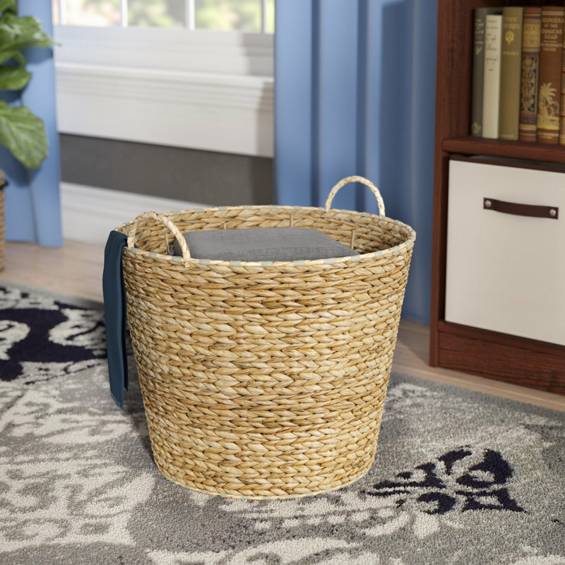 17 Stories Wicker Basket, 40cm H x 45cm W x 45cm D