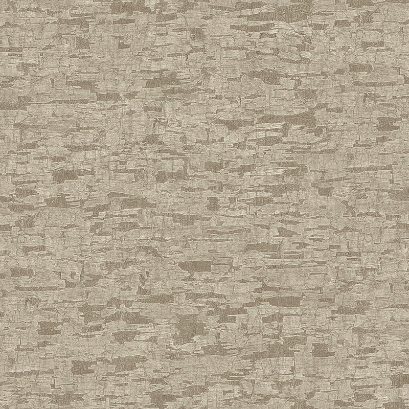 Papier peint embossé Cork, Marron clair
