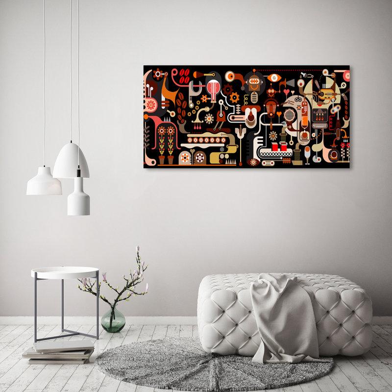 Coffee Production - Wrapped Canvas Print