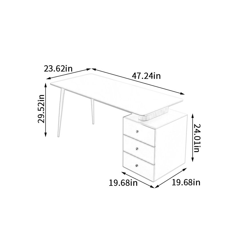 Vincas, 29.52" H x 47.24" W x 23.62" D