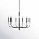 Tedder 9 Light Metal Dimmable Chandelier