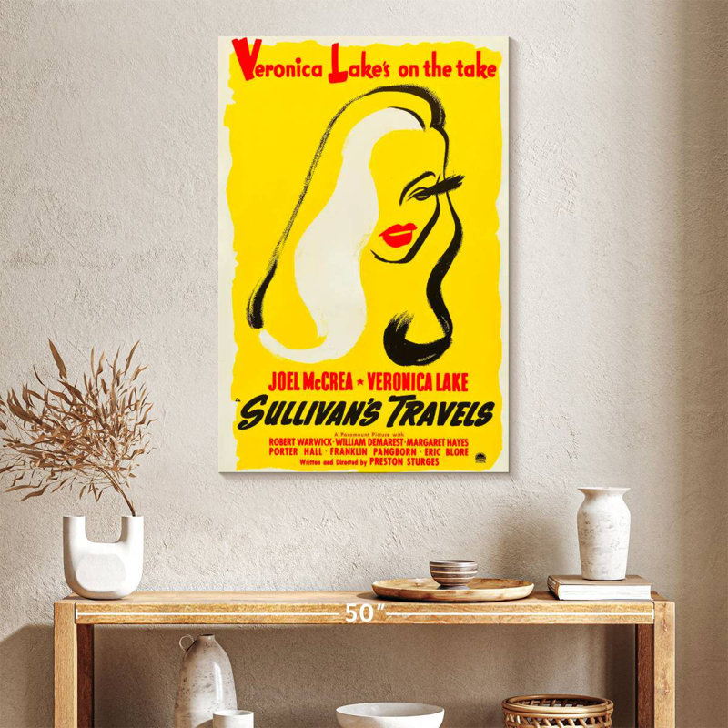 Keiraleigh Sullivan's Travels Film Poster, 39" H x 26" W