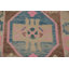 Tapis brun à motif géométrique Oushak 3 x 16
