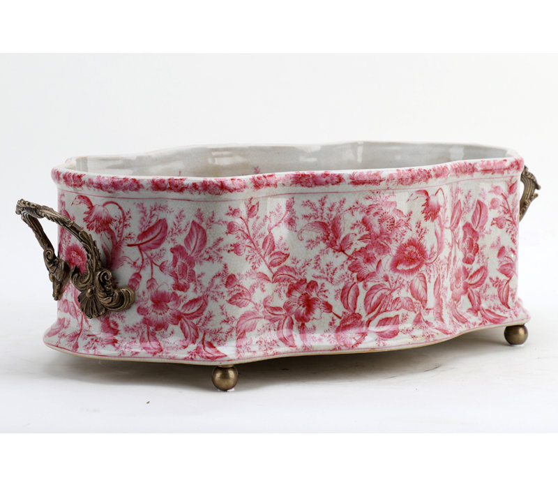 Pot de fleurs en céramique fait à la main