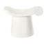 Pouffe RIDDLE Off-White Faux Fur 57 cm