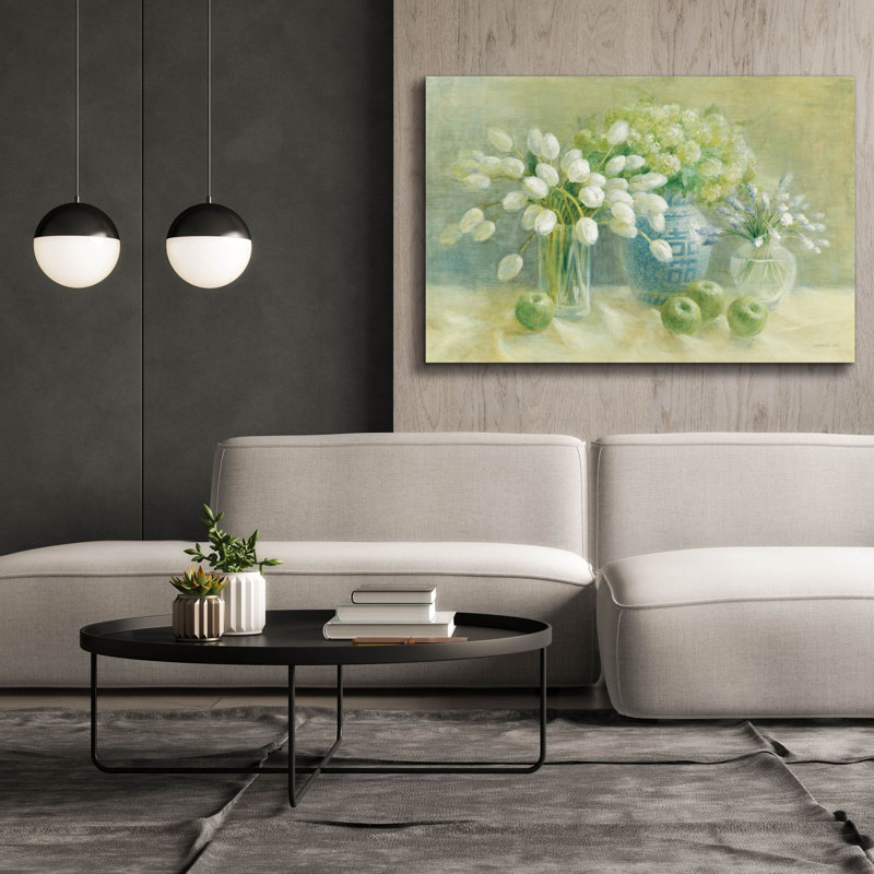 Art mural sur toile Epic Graffiti «Still Life With Chinese Vase» par Danhui Nai