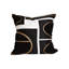 Brass Loop Pillow-Beige/Black