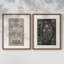«Abstract Vintage», impression giclée encadrée - ensemble de 2-158017703-158017696