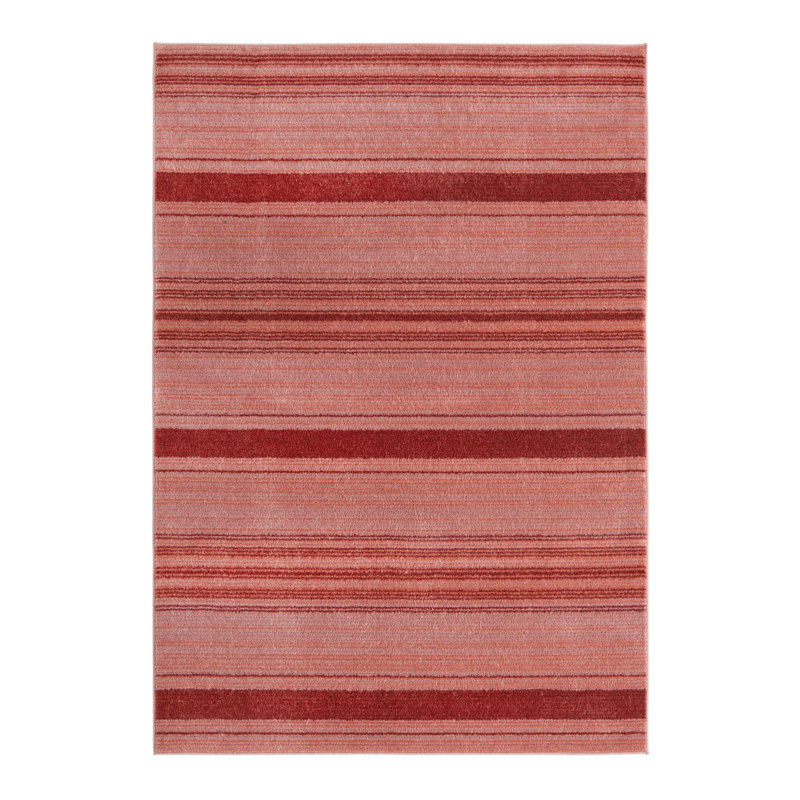 Osteen Striped Indoor Rug, Rectangle 5'3" x 8'