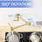 Brushed Gold Brass Wall Mounted Pot Filler, Kitchen Folding Faucet With Stretchable Double Joint Swing Arms, Two Ceramic Valves, 1Pc Spare Valve Commercial Mount Stove Faucets Filler In Gold, 360-664695235-664695241