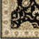Tapis noir / beige Weisgerber