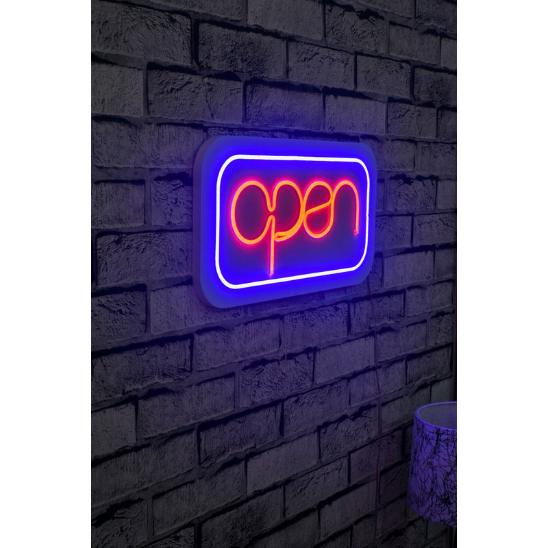 Flexible Neon LED Strip Lights (Blue & Red) - 12V Waterproof, 15.7 x 8.7 x 0.8 inches | 400 Lumens, Built-in Wall Hanging System, On/Off Switch | Perfect for Home Decor & Party Lighting | 6,048 Watts