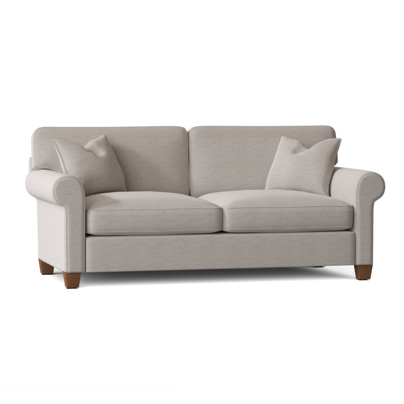 Putney Upholstered 88'' Sofa, Cast Silver Sunbrella®