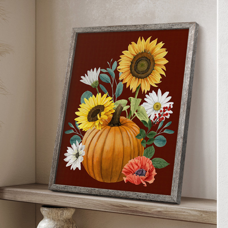 «Beautiful Fall I», reproduction encadrée - bois massif, H 11 po x l 9 po