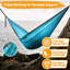 Travel Camping Hammock 300 x 200 cm Outdoor Indoor Garden