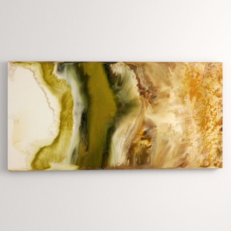 Thundering Cloud Print by Blakely Bering, 24" H x 48" W x 1.5" D, Knife Gel